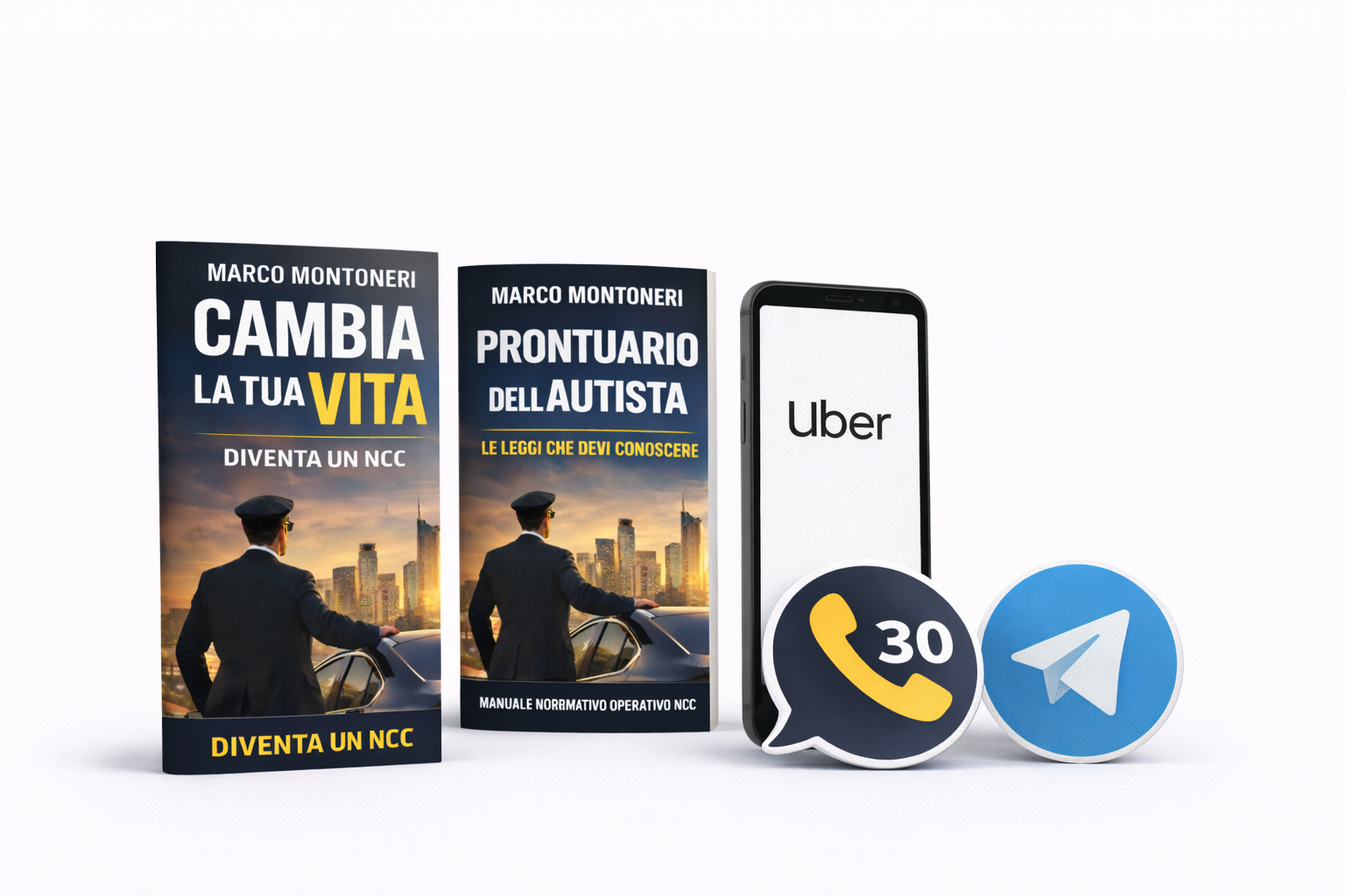 Paquete avanzado Cambia tu vida conviértete en un ncc + manual del conductor